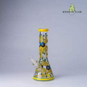 บ้องแก้ว Phoenix Star เพนท์ลาย 3D สูง13.5"  Octopus 3D Painting Breaker Bong 13.5"