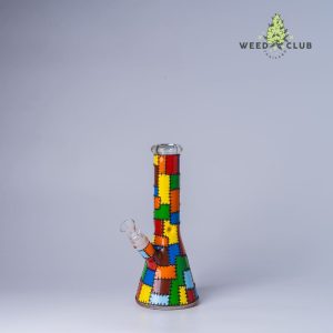 บ้องแก้ว Phoenix Star 10" ลายตัดแปะแบบสามมิติ   Colorful 3D Painting   Beaker Bong