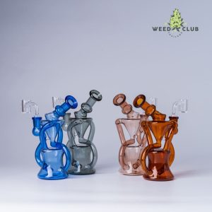 บ้องแด๊ป น้ำวน สูง7" Recycler  Dab Rig #139