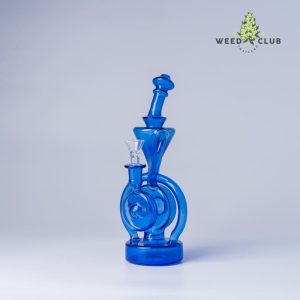 บ้องแด๊ปน้ำวน Light Blue Double Recycler Dab Rig