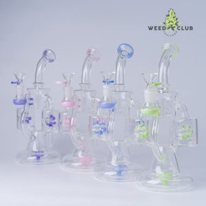 บ้องแด๊ป น้ำวน Phoenix Star 10" Recycler Dab Rig With Double Rotating Perc