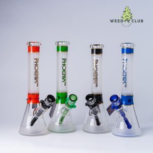 บ้องแก้ว Phoenix Star 13"  Beaker Bong with sandblasting logo