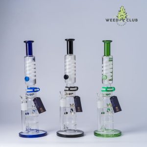 บ้องแก้ว Phoenix Star 14" Triple Honeycomb  Percolator Bong and Glycerine Coil