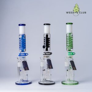บ้องแก้ว Phoenix Star 14" Double Matrix  Percolator Bong and Glycerine Coil