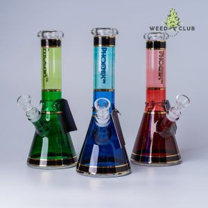 บ้องแก้ว Phoenix Star สีสันสดใส สูง10นิ้ว PHOENIX STAR Colorful Beaker Bong 10 Inches