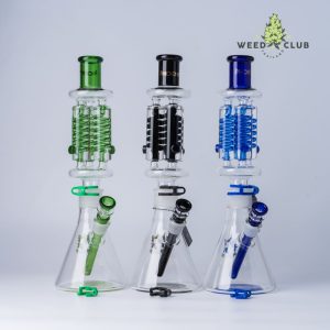 บ้องแก้ว PHOENIX STAR Triple Freezable Coil Beaker Bong 14.5 Inches