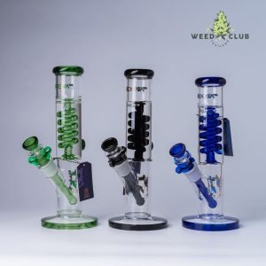 บ้องแก้วตรง Phoenix Star สูง10นิ้ว พร้อม Freezable Coil , 10" Height Phoenix Star Freezable Coil bong