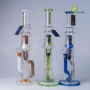 บ้องแก้ว Phoenix Star 17.2 Inches American Color Rod Big Recycler Dab Rig