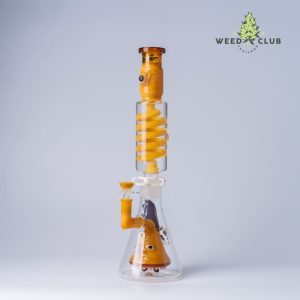 บ้องแก้ว Phoenix Star 17.2 Inch Orange Percolator Bong with Perc and Glycerine Coil