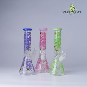 บ้องแก้ว Honeycomb  Beaker Bong 10"