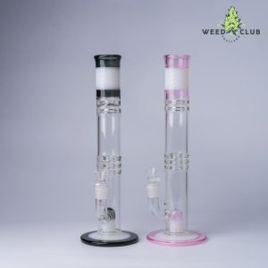 บ้องแก้วPhoenixStar ทรงตรง สูง 14.5นิ้ว Classic Glass Cylinder Bong 14.5Inches