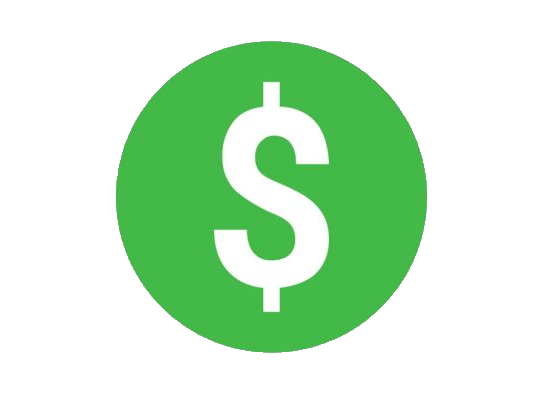 Close-up of a crisp, green dollar sign symbol, representing currency and financial wealth.